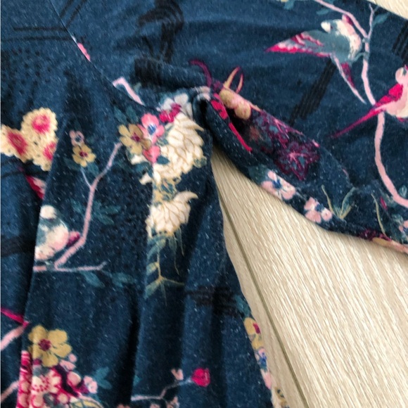 Monsoon Floral Print 1/2 Sleeve Dress Size 10 - Picture 15 of 15